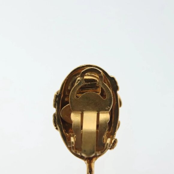 CHANEL COCO Mark Gripoa Earring metal Gold CC Auth BA4542V - Picture 13 of 14